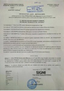 Togo : Un Élève Exclu De Tous Les Établissements Scolaires