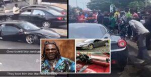 Burna Boy Fait Un Accident Avec Sa Ferrari De 282 700 $