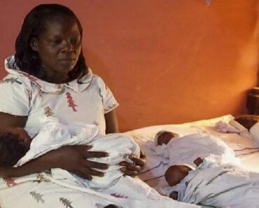 Ghana : Après 15 Ans De Mariage Sans Enfant, Elle Donne Naissance À Des Quadruplés À L’âge De 46 Ans