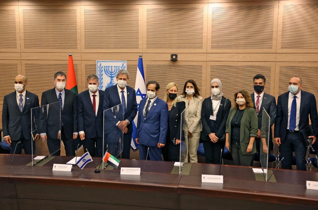 La Première Délégation Du Conseil National Émirats Arabes Unis Visite Le Parlement Israélien