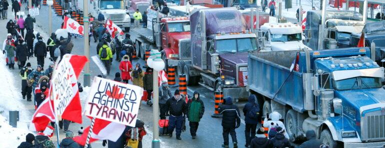 Manifestation camionneurs du Canada 770x297 - Manifestation des camionneurs du Canada: plus rien ne les arrête !