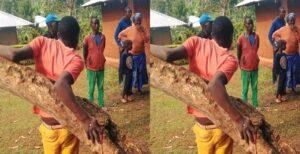 Un Garçon De 19 Ans Cloué À Un Arbre Pour Avoir Prétendument Volé Une Radio (Photos)