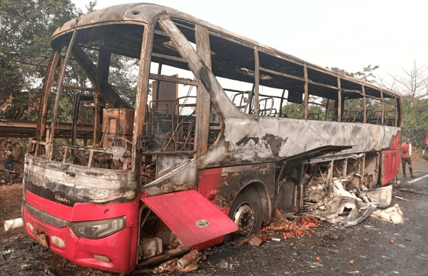 Ghana : Plus De 40 Passagers Échappent À L'Incendie D'Un Bus