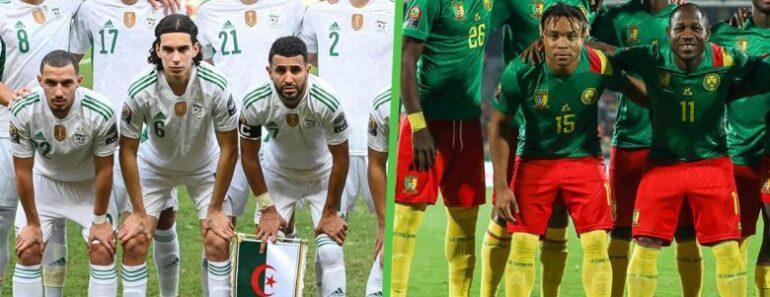 Coupe Du Monde 2022/ L’algérie Veut Rejouer Le Match Contre Le Cameroun