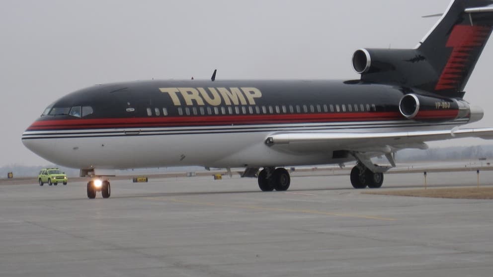 Donald Trump Son Avion Personnel Delabrement