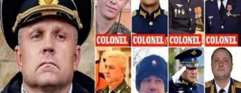 Guerre D&Rsquo;Ukraine : Le 15E Commandant De Poutine Tué, La Pire Perte De La Russie Depuis La Seconde Guerre Mondiale