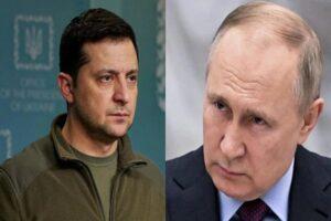 Ukraine/Zelensky Demande À Vladimir Poutine De Rechercher La Paix Maintenant