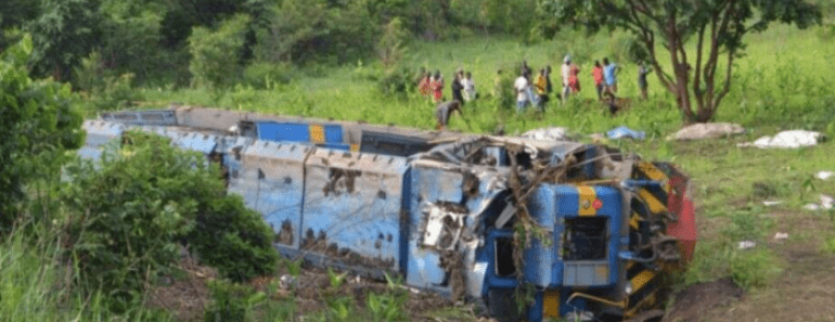 RDC : un accident de train fait 75 morts et une centaine de blessés