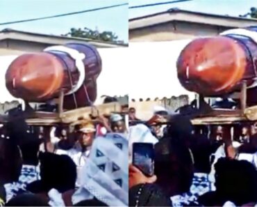 Ghana : Une Femme Enterrée Dans Un Cercueil En Forme De Pénis Pour Avoir Fait 10 Enfants De 10 Pères Différents (Vidéo)