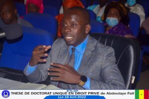 Soutenance De Thèse À L’ucad :  Abdoulaye Fall, L&Rsquo;Ancien Conseiller Technique De Aminata Tall Devient Docteur En Droit