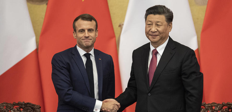 Xi Jinping Vladimir Poutine Joe Bide Dirigeants Etrangers Emmanuel Macron