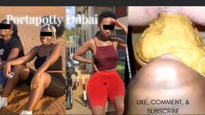 Dubai Porta Potty: Video Intégrale Des Influences À Dubai (Toilette Humaine)