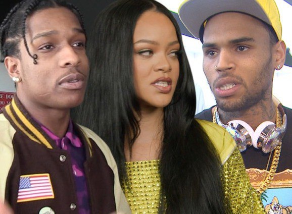 Etats Unis Dmb Aap Rocky Chris Brown Et Rihanna
