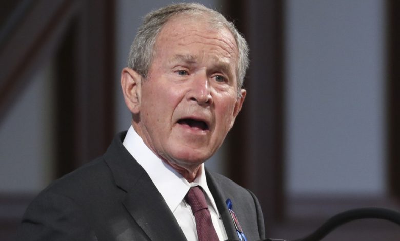 Guerre Dukraine George Bush Enorme Erreurattaquer Poutine