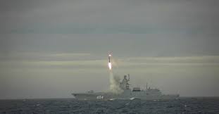 La Russie Missile De Croisiere Hypersonique Zircon Test De Lancement En Mer