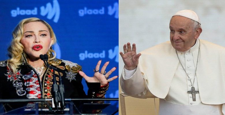 Madonna Demande Pape Francois