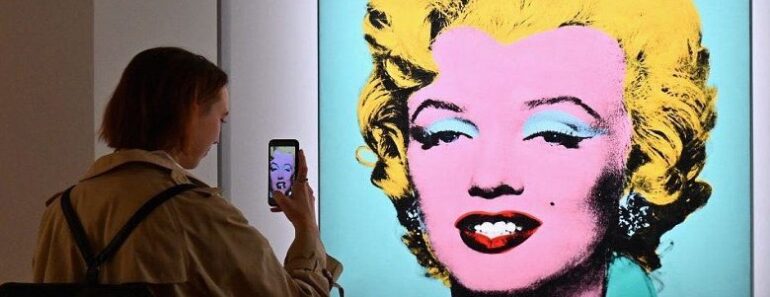 Un Tableau De Marilyn Monroe Vendu Pour Un Montant Record De 195 Millions De Dollars