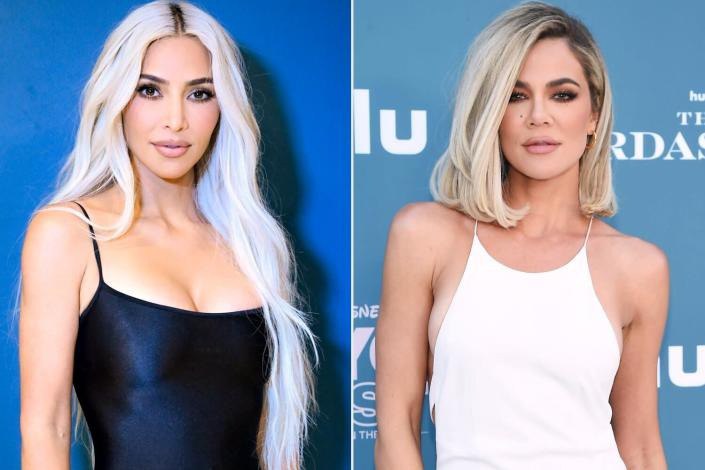 Etats Unis Kim Kardashian Entrejambe De Son Body Skimssoeur Khloe