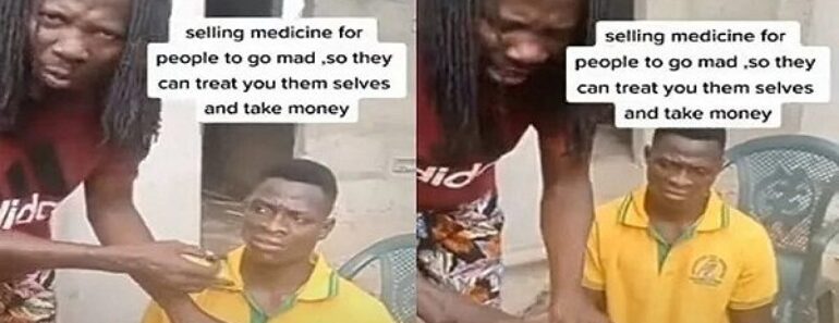 GhanaIl vend des drogues affolantes reclame beaucoup dargent soigner ses victimes 770x297 - Ghana : Il vend des drogues affolantes et réclame beaucoup d'argent pour soigner ses victimes (vidéo)