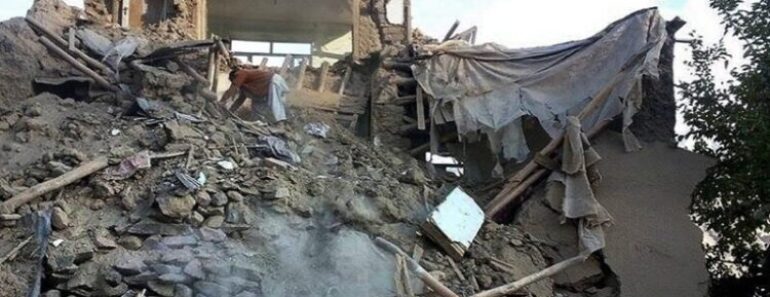 Tremblement De Terre En Afghanistan : Le Nombre De Morts S&Rsquo;Alourdit