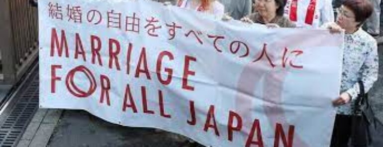 Un Tribunal Japonais Déclare Constitutionnelle L&Rsquo;Interdiction Du Mariage Homosexuel