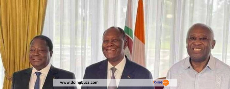 Cote dIvoire rencontre entre Ouattara Bedie Gbagbo 770x297 - Côte d’Ivoire/ Ce qu’il faut retenir de la rencontre entre Ouattara, Bédié, et Gbagbo