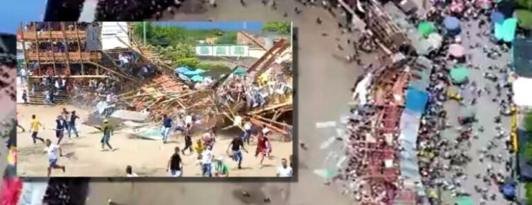Des Centaines De Morts Et Des Centaines De Blessés Dans L&Rsquo;Effondrement D&Rsquo;Un Stade En Colombie (Vidéo)