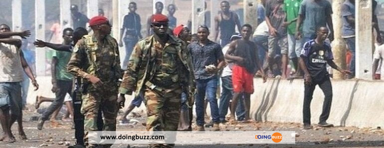 Guinée / Première Manifestation Violente Sous Le Colonel Doumbouya