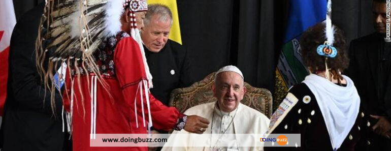 Le pape Francois visite au Canadademander pardon 770x297 - Le pape François en visite au Canada pour demander pardon