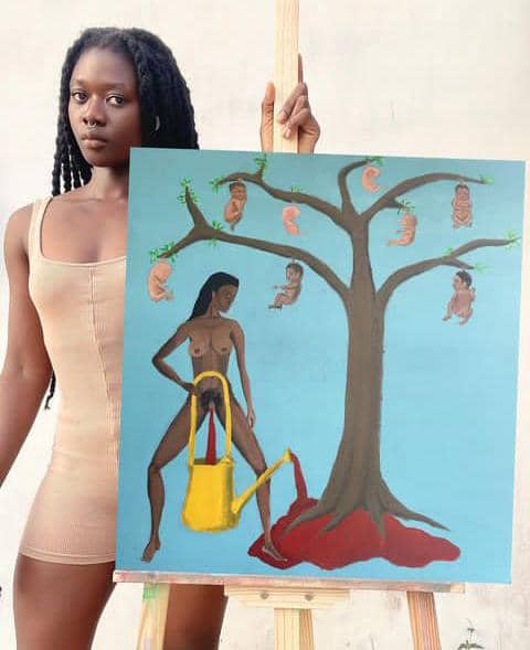 WhatsApp Image 2022 07 01 at 17.03.21 - Petit zoom sur l'artiste ivoirienne Laeticia ky