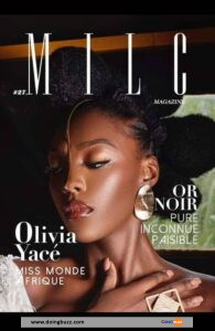 Olivia Yace Pose Pour La Couverture D&Rsquo;Un Célèbre Magazine Africain