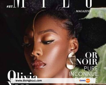 Olivia Yace Pose Pour La Couverture D&Rsquo;Un Célèbre Magazine Africain
