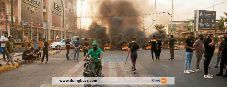 CHAOS 770x297 - Chaos à Bagdad : Au moins 23 morts signalés