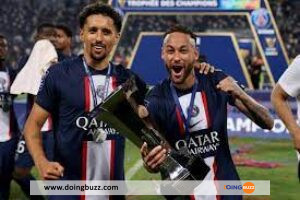 Le PSG remporte le trophée des champions
