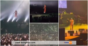 Wizkid Descend Du Ciel Lors De Son Concert À Paris (Vidéo)