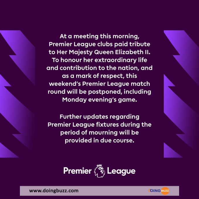 FcNPUTaX0AEcgui - la Premier League a décidé de reporter la 7e journée de championnat