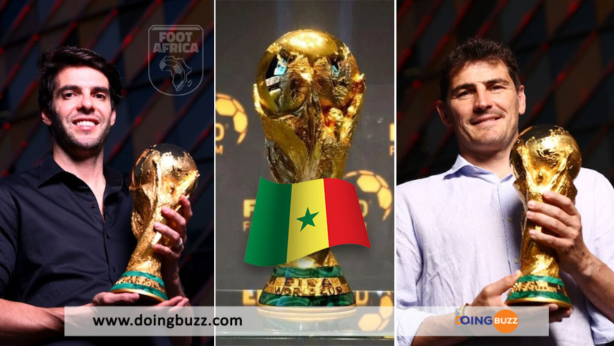 Football Le Senegal Trophee Coupe Du Monde