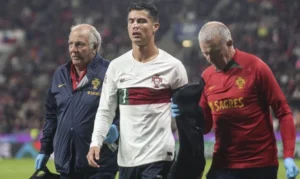 Cristiano Ronaldo Subit Un Violent Choc Au Cours Du Match