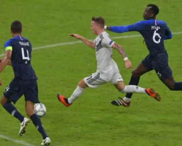 le vice-capitaine des Bleus Raphaël Varane soutient Paul Pogba