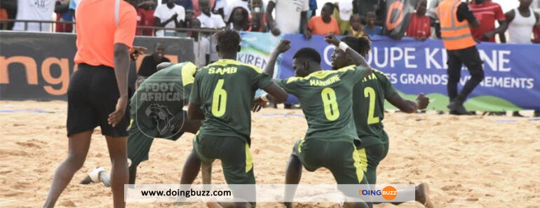 Le Sénégal Sacré Champion Cosafa Beach Soccer 2022