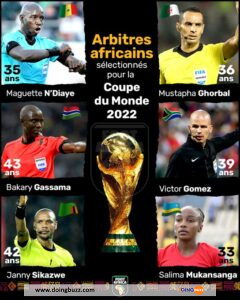 Coupe Du Monde 2022: Six Arbitres Africains Retenus Par La Fifa