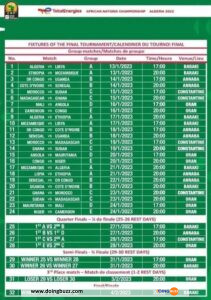 Le Calendrier Complet De La Compétition Chan 2023