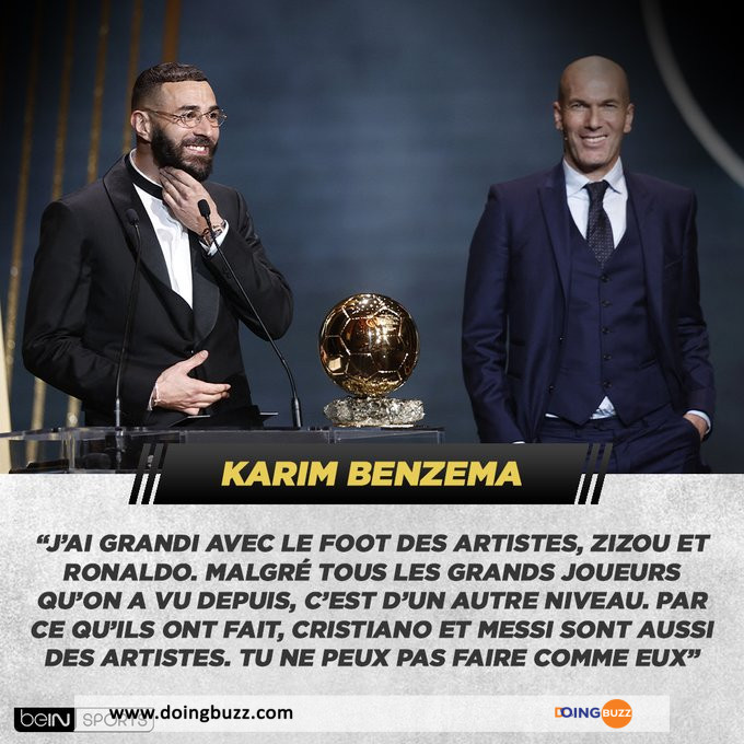 Real Madrid: Karim Benzema Se Dit Inférieur À Zidane Et Ronaldo