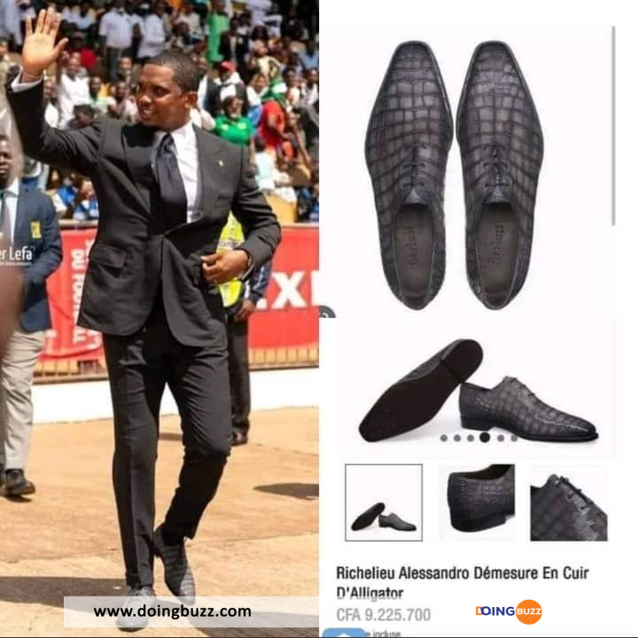Samuel Eto'o au cœur d'une polémique à cause de ses chaussures