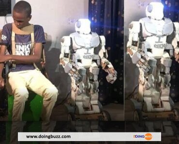 Nigéria : Ce Jeune De 17 Ans Invente Un Robot Télécommandé Avec Des Ordures