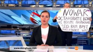 Russie: La Journaliste Marina Ovsiannikova Est Placée Sur La Liste Des Personnes Recherchées