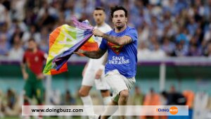 Coupe Du Monde 2022 : Un Supporter Envahit Le Terrain Avec Un Drapeau Lgbtq+