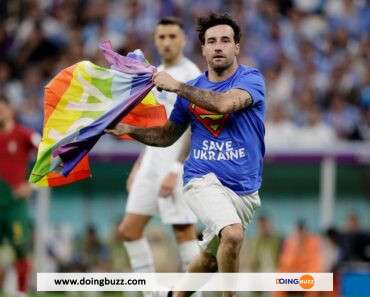 Coupe du monde 2022 : Un supporter envahit le terrain avec un drapeau LGBTQ+