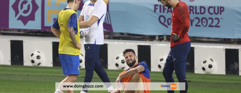 Coupe Du Monde 2022 : Frayeur Pour Olivier Giroud Lors Du Premier Entraînement Des Bleus Au Qatar