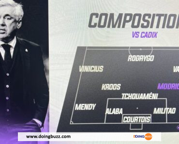 Les Compositions Officielles De Real Madrid Vs Cadix